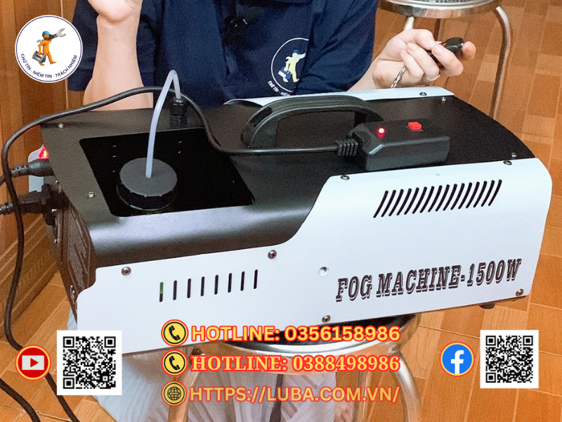 MÁY TẠO KHÓI KHỬ MÙI, KHỬ KHUẨN FOG MACHINE 1500W